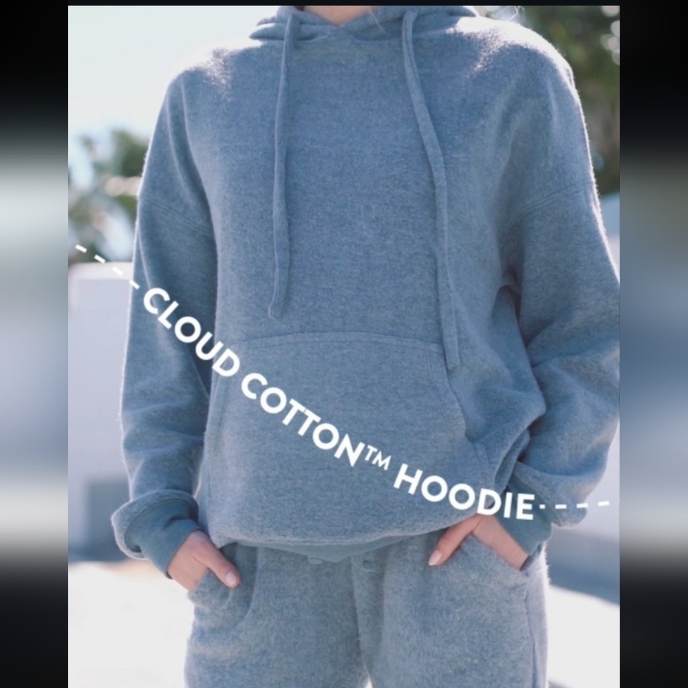 Soft Serve Clothing Cloud Cotton Hoodie Blue
